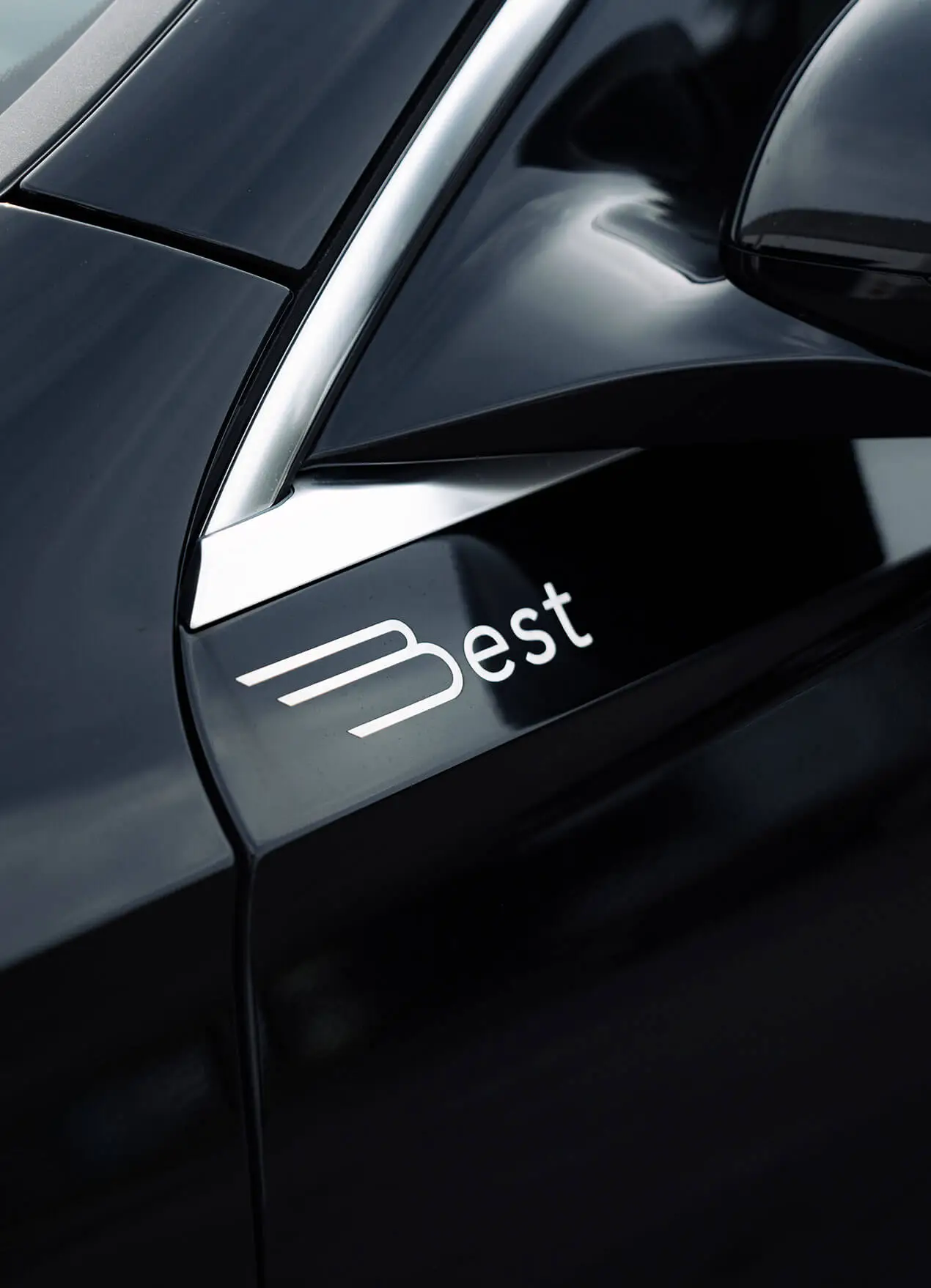mybest_004 Logo Best su autovettura Mercedes